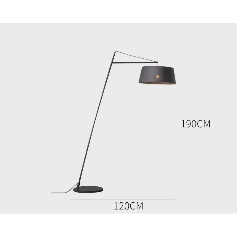 钓鱼灯落地灯客厅沙发边轻奢卖场酒店售楼部设计师高级感地灯装饰