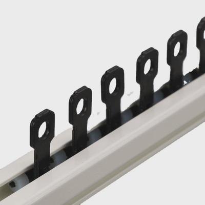 德裕窗帘轨道铝合金滑轨可无支架直轨轨道顶装侧装静音单双导轨