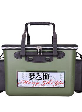 梦之渔一体成型加厚钓鱼桶EVA活鱼桶多功能矶钓桶eva矶钓箱
