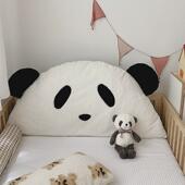 ins宝宝床头靠垫靠枕儿童房床头卡通绒大靠背卧室沙发腰靠可拆洗