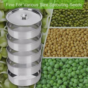 不锈钢器盘stainlesssteelsproutingtray萌芽发芽发芽托盘2层