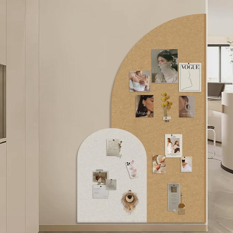 免打孔自粘毛毡墙贴装饰毛毡照片墙作品展示板留言板幼儿园文化墙