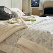 韩版 全棉双层毛毯皱纱春秋被加厚泰迪绒皱单人办公室午睡盖毯源头