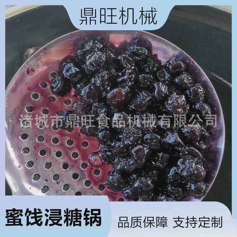 自动真空果脯浸糖机葡萄樱桃蜜桃干浸糖设备全自动负压浸糖锅
