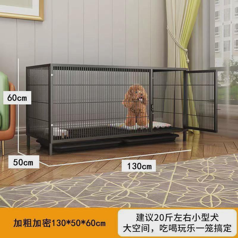 缘亿狗笼子大型犬超大狗笼子中型犬小型犬方管狗笼加粗宠物带厕所