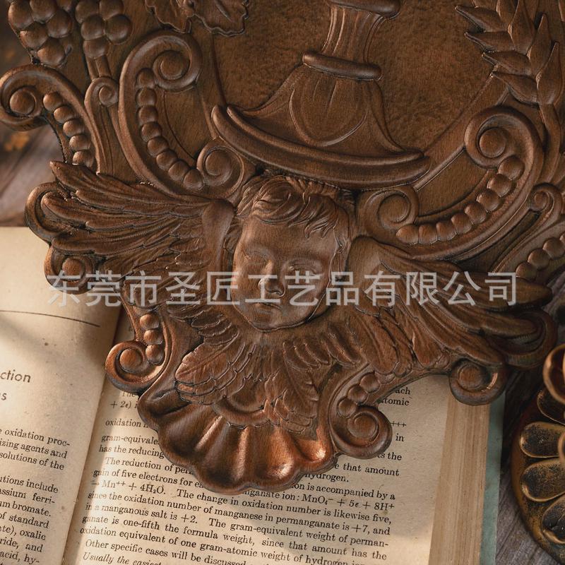 工艺品欧式复古创意木质热销圣餐圣牌挂件墙挂木雕工艺礼品