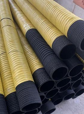黑色橡胶管管吸引管抽沙钢丝耐磨泥浆管橡胶管高压吸水抽沙负压管