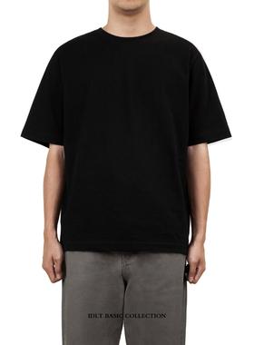 IDL 宽松廓形恤 重磅略厚百搭 打底纯棉黑色白色EE 约百搭男