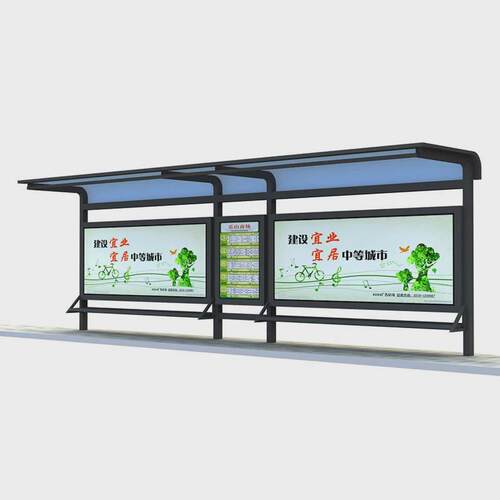 灯箱候车亭智能公交站台仿古候车亭候车厅电子站牌厂家