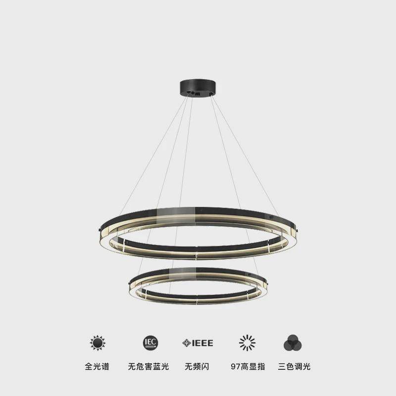 意式极简客厅吊灯新款高端设计师现代简约创意饭厅展厅卧室灯