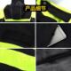 热销厂家直销交通道路高速荧光黄反光雨衣骑行衣标志成人外套套装