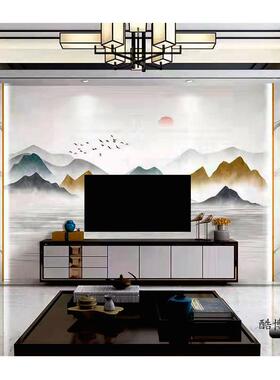 轻奢岩板无限连纹大板客厅1200x2400仿大理石电视墙砖背景墙瓷砖