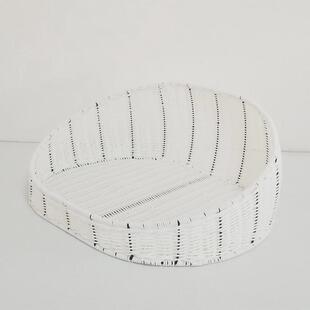 仿藤编织猫窝四季通用宠物窝可水洗夏季狗床宠物床半封闭狗窝猫床