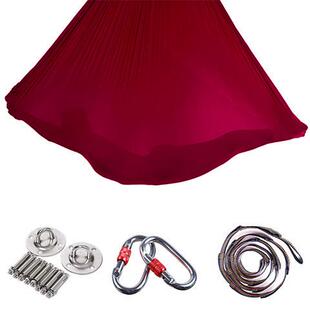 批发伸展带馆空中瑜伽吊床 倒立家用瑜伽吊绳 弹力加宽瑜珈吊床