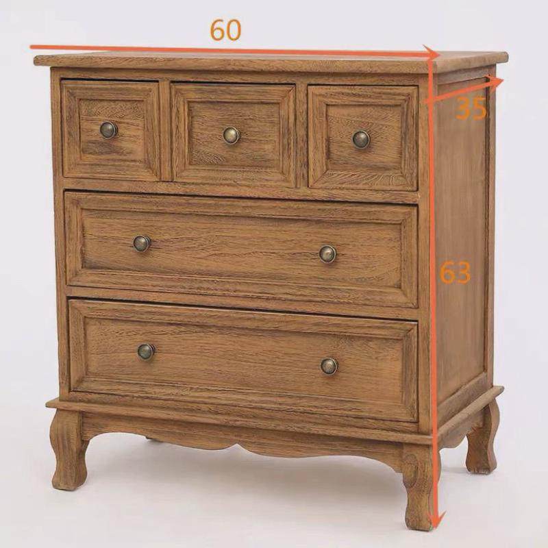 w網4w網4实木美式五斗柜收纳储物柜客厅卧室床头柜床边角柜小柜子,住宅家具,床头柜,淘宝优惠券,粉丝福利购,淘宝优惠卷