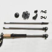 工厂供应款 登山杖外锁伸缩可伸缩碳素纤维登山杖运动户外配件