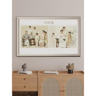 tuf4定制洗家庭全家福照片冲印放大相框婚纱照挂墙打印相片儿童