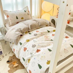 纯棉三件套被褥全套学生被子装0.9m床六件套褥子宿舍床上用品全套