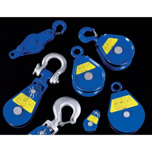 台湾yoke进口滑车卸扣型滑车yoke吊环吊钩型索具眼型旋转滑吊具