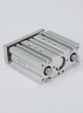 三杆气缸MGPL2X16X20X25/32/40/50/63-30X75X100X125三轴带导杆