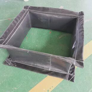 烟气高温连接风管软用补偿器用织物硅氟复合蒙皮易更换不易老化