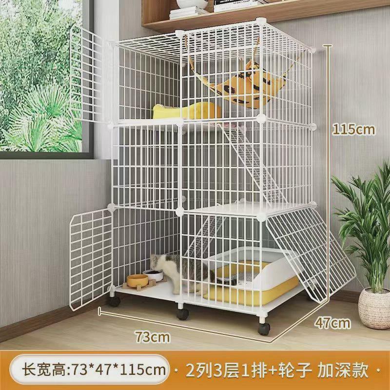 猫笼家用室内猫咪别墅不占地猫窝超大自由空间猫舍猫屋一体猫空笼