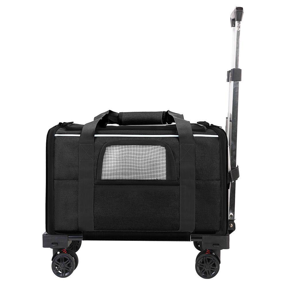 宠物拉杆箱多用手提猫包外出包便携猫咪外出包小型狗狗外带拉杆包