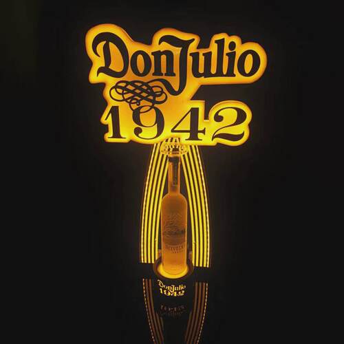 led发光香槟酒座龙舌兰1942酒吧洋酒酒架ktv洋酒xo底座展示架