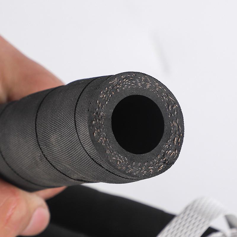 帘子线夹布橡胶管黑色空压管高耐磨喷砂管泥浆管4分6分输水胶管