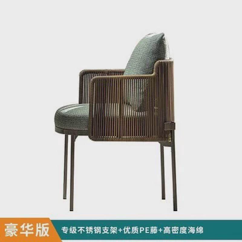 室外防水防晒藤椅别墅庭院花园设计师样板间房休闲户外桌椅组合,住宅家具,桌椅套件,淘宝优惠券,粉丝福利购,淘宝优惠卷