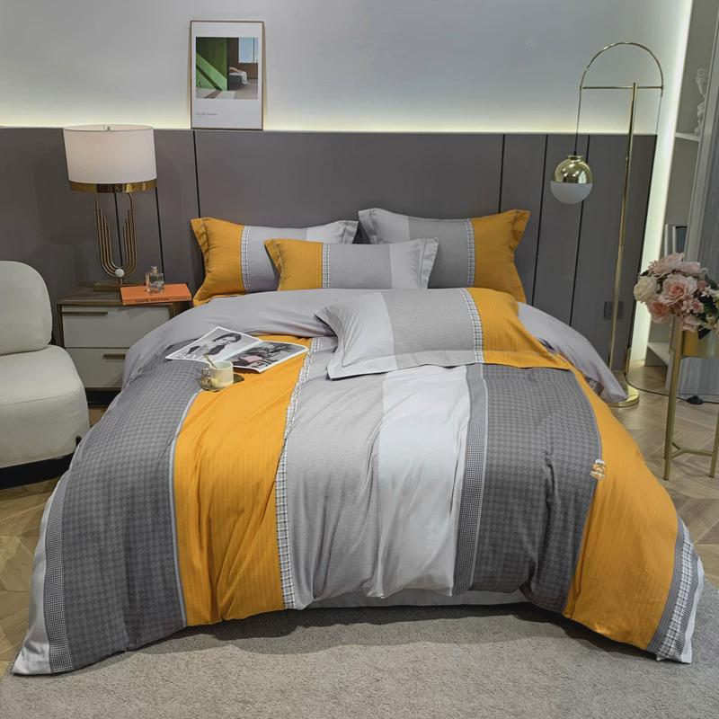 安翔超柔磨毛秋冬新品四件套爱是理解棉别名纯色被单的床品套件