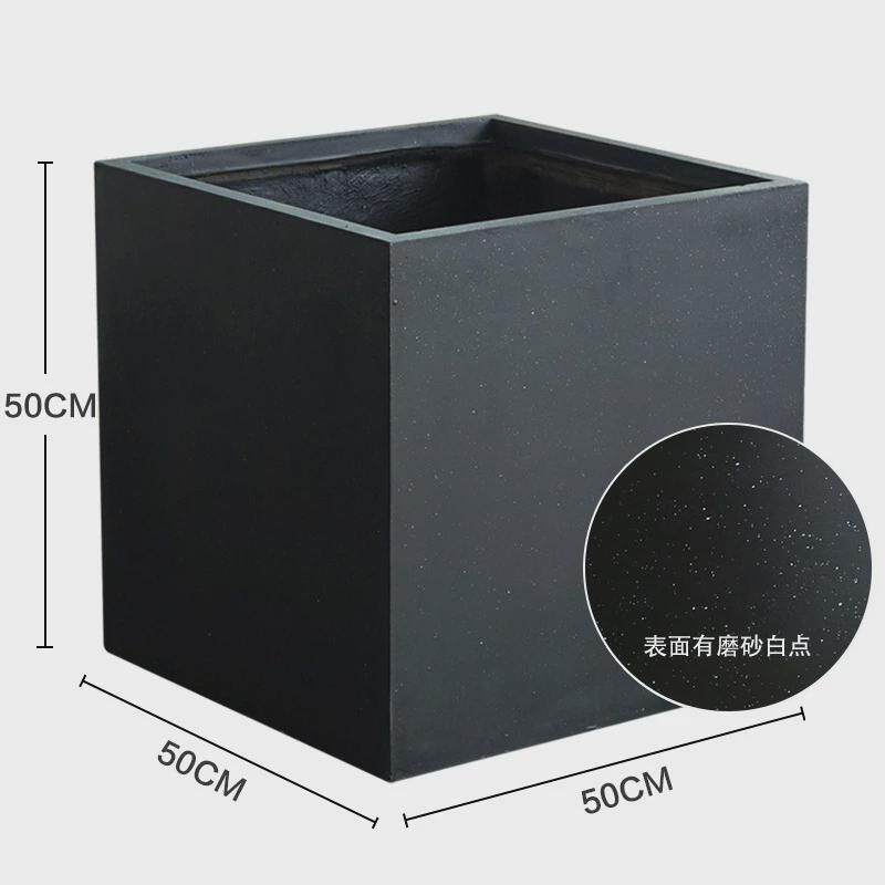 北欧水泥花盆创意黑色磨砂方形落地客厅简约多种组合绿植盆栽盆器,鲜花速递/花卉仿真/绿植园艺,花盆,淘宝优惠券,粉丝福利购,淘宝优惠卷