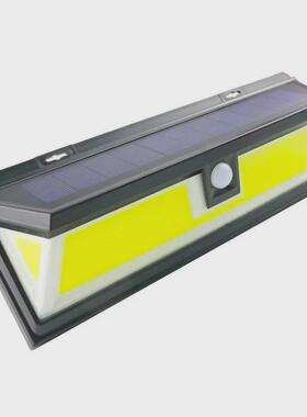 118LED太阳能灯人体感应一体式壁灯180COB户外照明新农村路灯