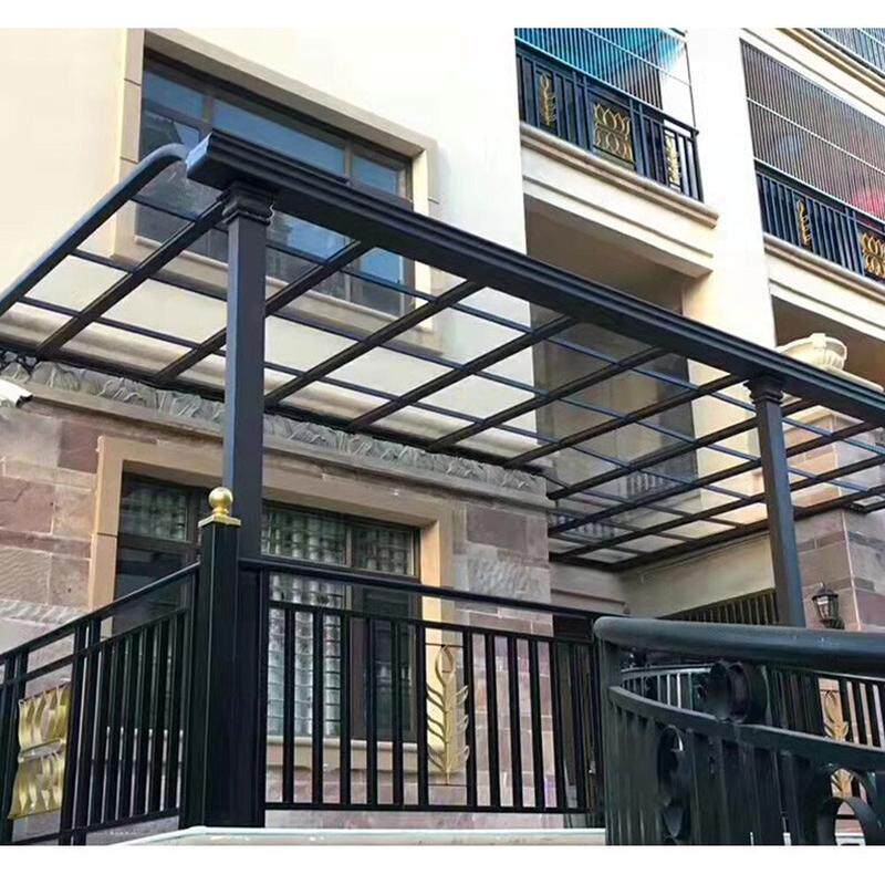 铝合金雨棚别墅遮阳棚阳光棚户外防雨窗户耐力板雨棚家用门头雨搭