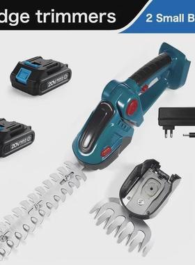 2蓝色1绿篱机20000rpm合手持式家用灌木除草修剪割草机花园工具