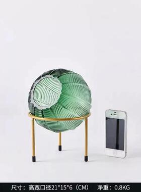 酒店家居金属玄关客厅桌面百搭插花干花轻奢花器装饰民宿玻璃花瓶