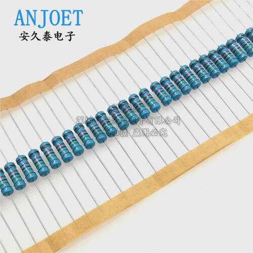 1w金属膜电阻1r/1.2r/2r/3r/4.7r/5.1r~9.1r色环插直电阻1%