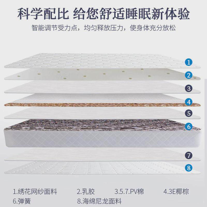 乳胶床垫10cm厚榻榻米垫子时尚任意尺寸人5cm泰国天然橡胶单双软
