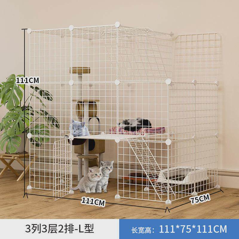猫别墅笼子家用大自由空间室内大型猫咪大号三两层屋舍一件代销热