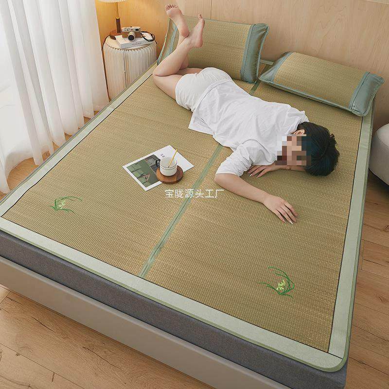 老式单人凉席藤席夏季宿舍草席蔺草可水洗可折叠席子冬夏两用家用,床上用品,凉席/草席/麻席,淘宝优惠券,粉丝福利购,淘宝优惠卷