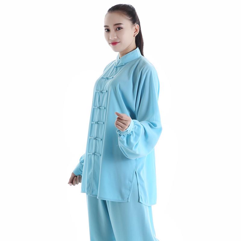 宏极太极服新款棉加丝太极服武术服练功服晨练服男女款8色