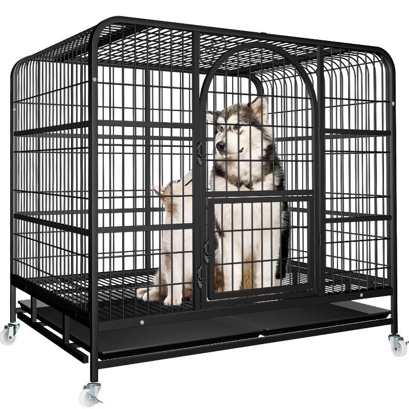 狗笼子小中大型犬方管狗笼加粗狗笼子宠物狗加密狗屋泰迪金毛用品
