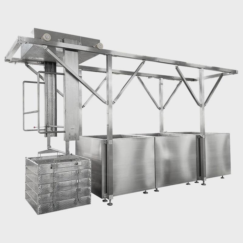 多连卤煮锅蒸汽加热焯水蒸煮连锅整整鸡鸭大型卤煮生产线生产设备