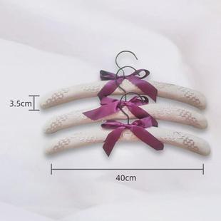 防滑无痕衣架成人家用宿舍衣柜收纳展示布美观海绵包创意加粗衣挂