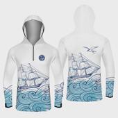 夏季 冰丝海钓钓鱼防晒服定制logo团队战队比赛服路亚透气服