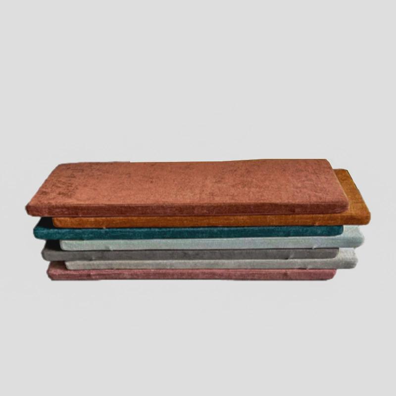 轻奢加硬实木坐垫飘窗垫加厚高密度海绵垫沙发垫子卡座长条凳