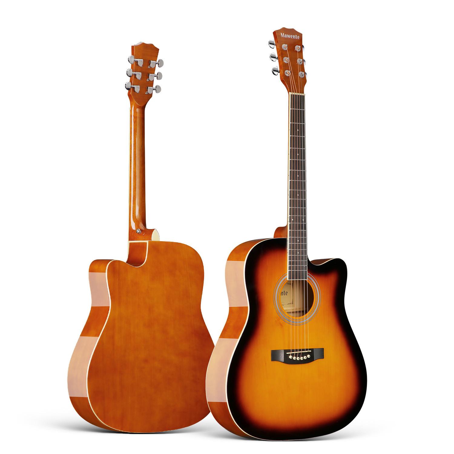 民谣木吉他41寸40寸入门初学者男女学生弹拨类乐器