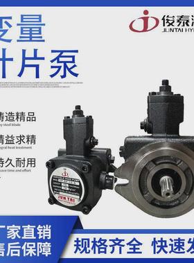 俊泰juntai油泵变量液压叶片泵vpsf15vpsf20vpsf30/40液压