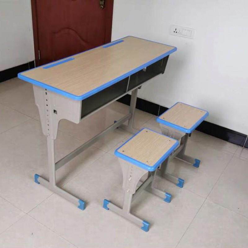 升降书桌班辅导班课桌椅学校厂家直销双人托管培训班课桌中小学生