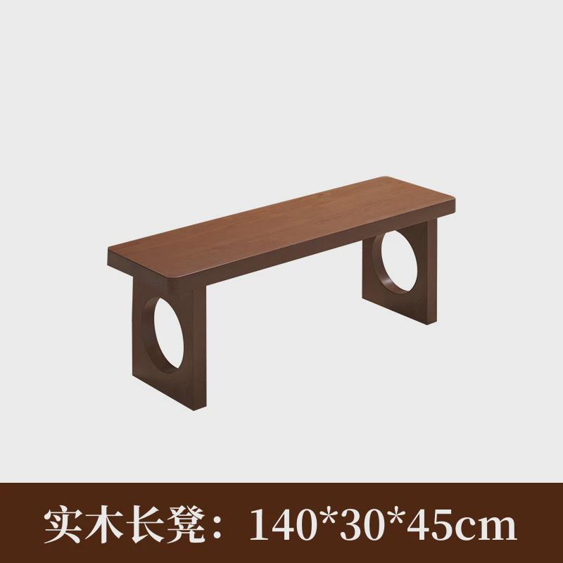 天纵美式客厅学习桌书桌家用阅览桌学生全实木长条办公桌椅电脑桌